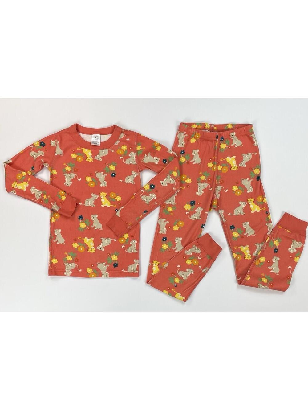 Hanna Andersson Girl’s Disney Lion King Pajamas Set Organic Cotton 130 8